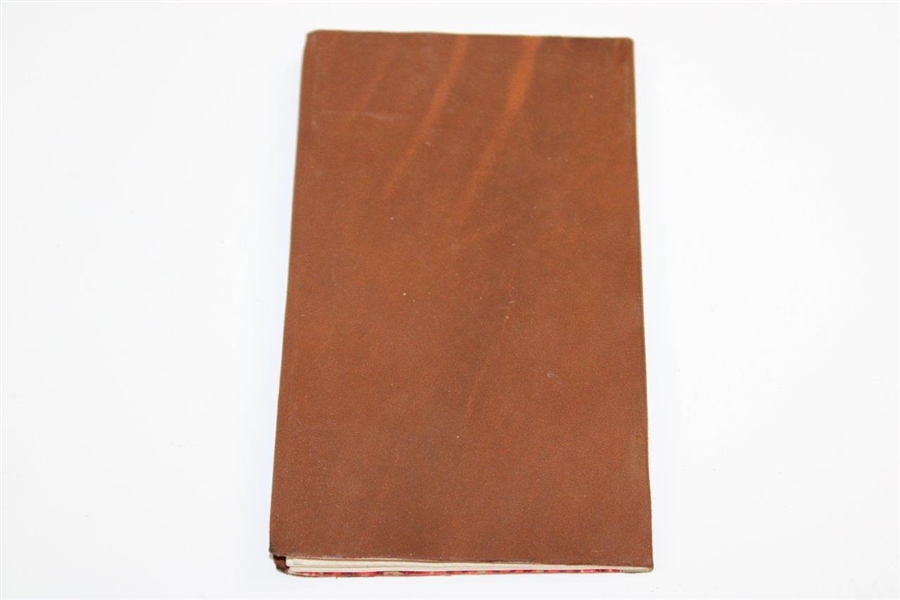 1926 'The Way of a Caddie with a Man' by Bob Davis with Leather Cover & Owners Initials