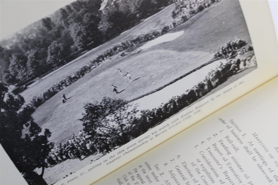 1931 USGA Yearbook with 5 Bobby Jones Photos - Grand Slam Year