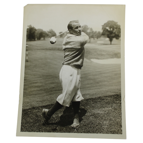 Gene Sarazen US Open at Winged Foot 1929 Underwood & Underwood Press Photo