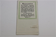 1932 Pardee Golf Butchart Bilt Letter to Jerome Travers with Product Brochure