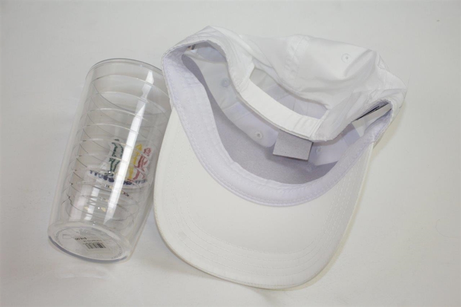 Drive, Chip, & Putt Unused White Hat with Tervis Tumbler