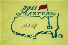Charles Coody Signed 2011 Masters Embroidered Flag JSA #N48553