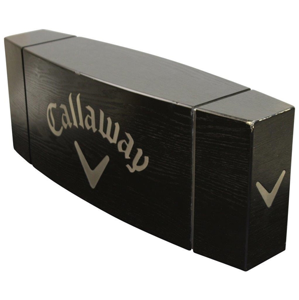 Callaway Wooden Black with Silver Golf Sign