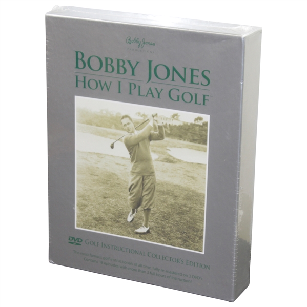 Bobby Jones 'How I Play Golf' Collector's Edition Golf Instructional DVD Set - Unopened