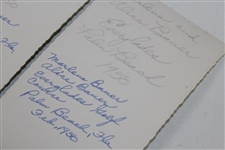 Marlene & Alice Bauer Original Golf Photos - Everglades Golf Course, Palm Beach, Fl. 1950