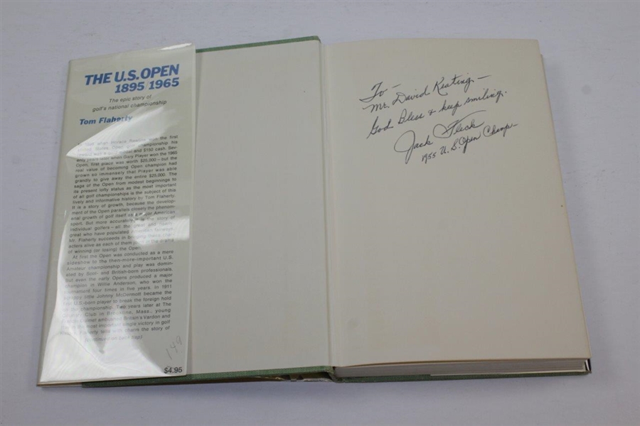 Jack Fleck Signed 'The US Open: 1895-1965 The Complete Story' by Tom Flaherty JSA ALOA