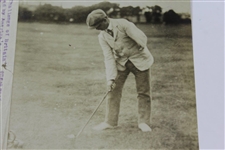 One-Armed Golfers Dickinson & Haskins P-J Press Bureau Photo - Victor Forbin Collection