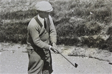 Tom Kerrigan Bunkered Before Dinty Den 14th Green at Gleneagles Tournament Sport & General Press Photo - Victor Forbin Collection