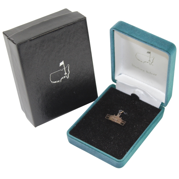 Augusta National Clubhouse .925 Sterling Silver Logo Pendant In Box