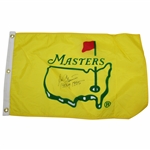 Ben Crenshaw Signed 1995 Masters Yellow Screen Flag with Years Won JSA ALOA