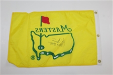 Ben Crenshaw Signed 1995 Masters Yellow Screen Flag with Years Won JSA ALOA