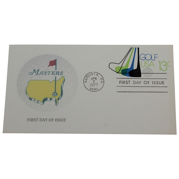1977 Masters First Day Of Issue Cover