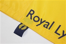 Ernie Els Signed 2012 OPEN Championship Flag with Yardage Book & Scorecard JSA ALOA