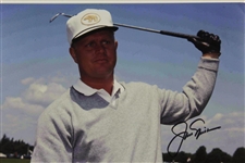 Jack Nicklaus Signed Photo Grey Sweater & White Golden Bear Cap with Letter - JSA ALOA