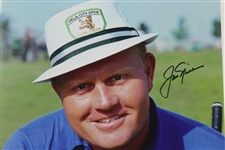 Jack Nicklaus Signed Photo Blue Shirt & Okla. City Hat with Letter - JSA ALOA
