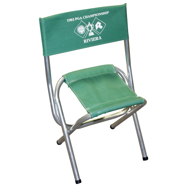 1983 PGA Championhship at Riviera Green Folding Chair -Sargent Family Collection
