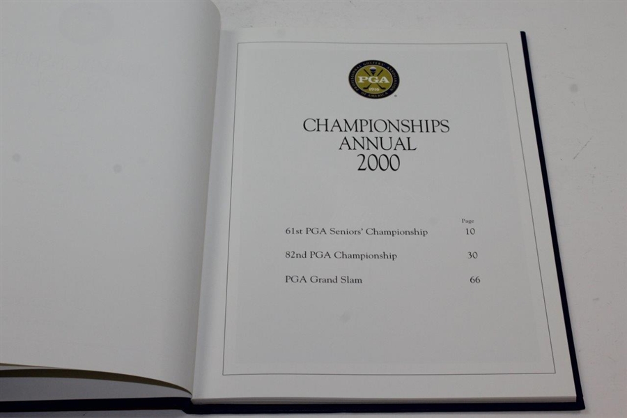 Ed Fiori's Personal 'PGA Championships Annual 2000' Book