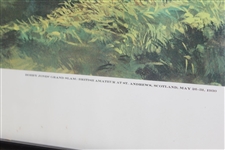 Bobby Jones Signed Dom Lupo Grand Slam British Amateur at St. Andrews Print - Only One Known JSA FULL