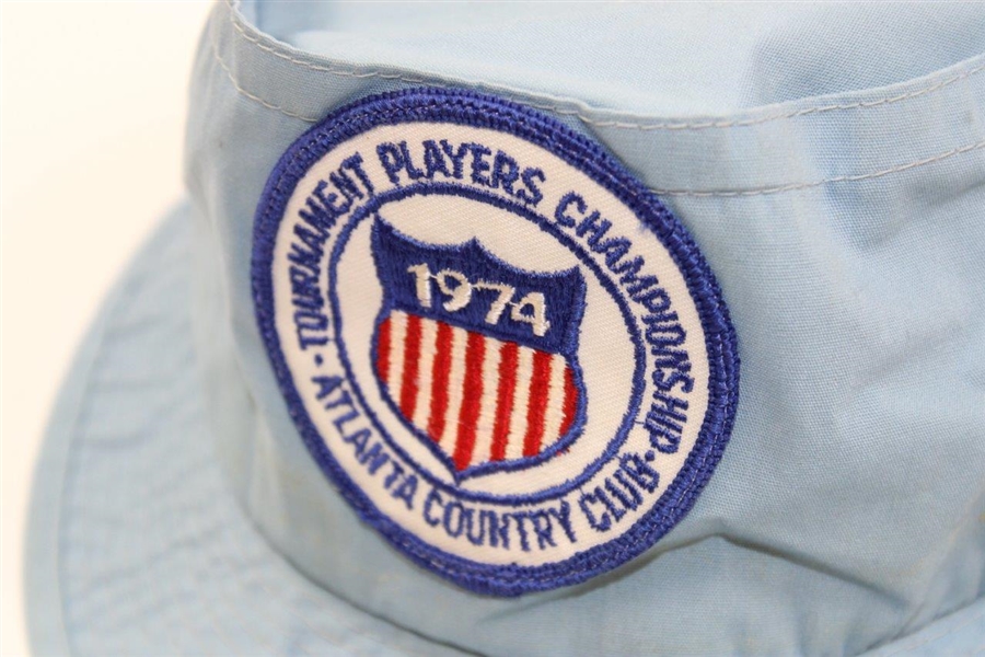 1974 Tournament Players Championship at Atlanta Contry Club Lt Blue Hat with Circle Patch - Size L