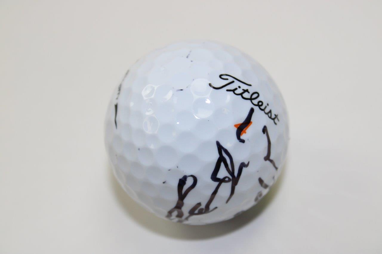 Lot Detail - Lee Elder Twice Signed Masters Logo Golf Ball JSA ALOA