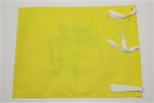 Lee Elder Signed 2021 Masters Tournament Embroidered Flag JSA ALOA