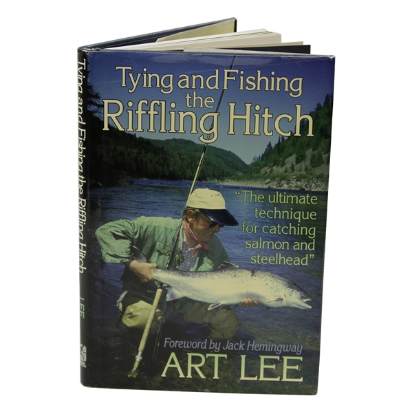 Payne Stewart's Personal Book 'Tying and Fishing The Riffling Hitch' with Handwritten Note