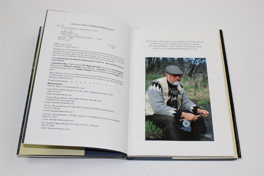 Payne Stewart's Personal Book 'Tying and Fishing The Riffling Hitch' with Handwritten Note