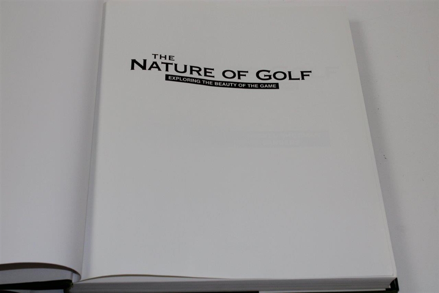 Payne Stewart's Personal Book 'The Nature Of Golf: Exploring the Beauty of the Game' Signed By Authors