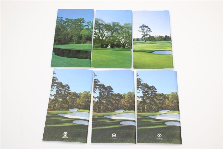 Masters Spectator Guides, Bag Check Cards, Used Scorecard, & Practice Round Application Cards