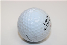 Arnold Palmer Signed Top-Flite XL-2000 Logo Golf Ball JSA ALOA