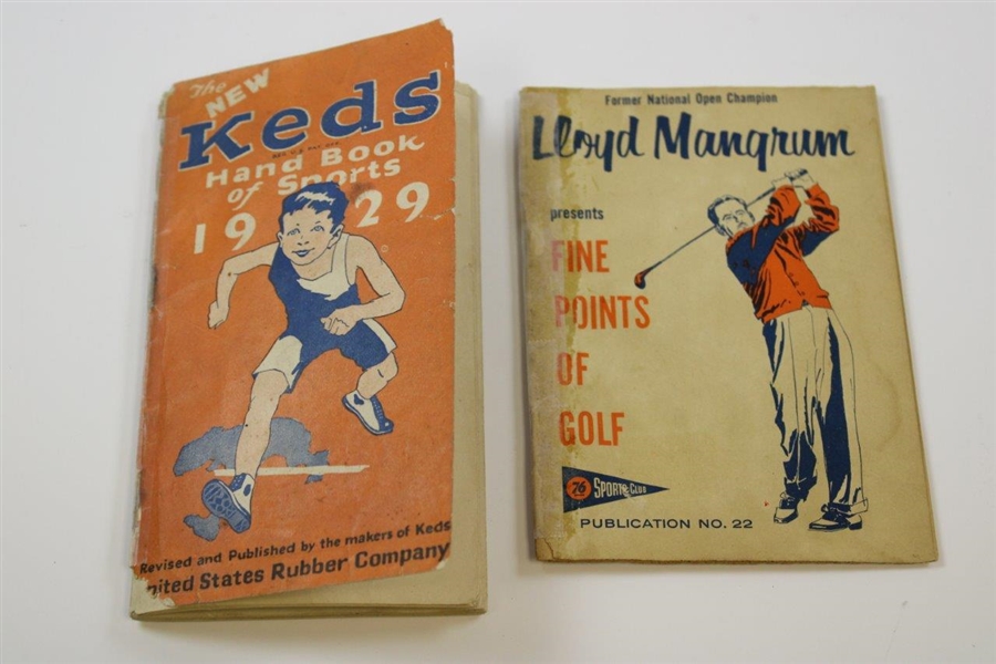 Five (5) Uncommon Golf Instructional Booklets - Mangrum, Keds, Snead/Wright, Cox & Burd