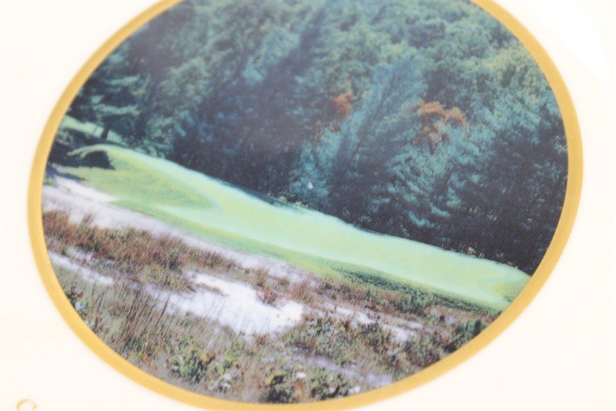 Pine Valley Golf Club Canada Cup Lenox Plate with Yardage Guide