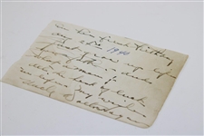 Walter Hagen Signed Handwritten Note to Nephew on Birthday - Signed 'Uncle Walter Hagen' JSA ALOA