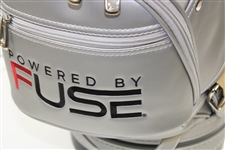 Tiger Woods Official FUSE Science Logo Full Size Golf Bag Blue/Red Lining - Excellent Condition