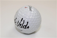 Jean Van De Velde Signed Titleist 4 Logo Golf Ball JSA ALOA