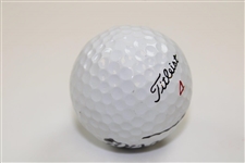 Jean Van De Velde Signed Titleist 4 Logo Golf Ball JSA ALOA