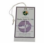 1996 US Amateur at Pumpkin Ridge Monday Stroke Play Club Pavilion Ticket #6460 - Tiger Win