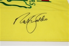 Nick Faldo Signed Undated Masters Embroidered Flag PSA/DNA #AA08425