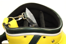 Brandt Snedeker Signed Masters Themed Green & Yellow Full Size Golf Bag JSA ALOA
