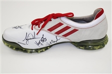 Tiger Woods, Phil Mickelson, Fred Couples & others Signed 2012 Ryder Cup Team Shoes JSA ALOA