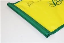 Annika Sorenstam Signed Lake Nona Course Flown Green & Yellow Flag JSA ALOA
