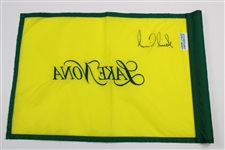 Annika Sorenstam Signed Lake Nona Course Flown Green & Yellow Flag JSA ALOA