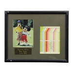 Bob Hope Signed Lake Beuna Vista Club Scorecard - Framed JSA ALOA 