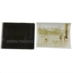 Original Rare Bobby Jones Teeing Off on Augusta National Construction Grounds Photograph & Negative - Never Seen!