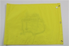 Arnold Palmer, Jack Nicklaus & Gary Player 'Big 3' Signed 2015 Masters Embroidered Flag JSA ALOA