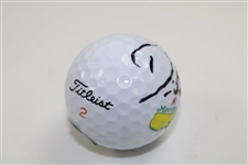 Danny Willett Signed Masters Logo Ball BECKETT #BB09310