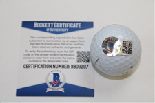 Nelly Korda Signed Ball W/ #1 Notation BECKETT #BB09297