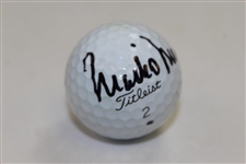 Mark O'Meara Signed Personal Used Titleist 2 Logo Golf Ball JSA ALOA