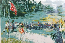 1974 Ltd Ed Serigraph on Paper 'Tournament Golf' #4/300 Signed by Artist LeRoy Neiman