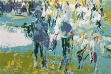 1974 Ltd Ed Serigraph on Paper 'Tournament Golf' #4/300 Signed by Artist LeRoy Neiman